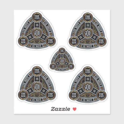 三位一体の父、息子、聖霊 シール (シート)