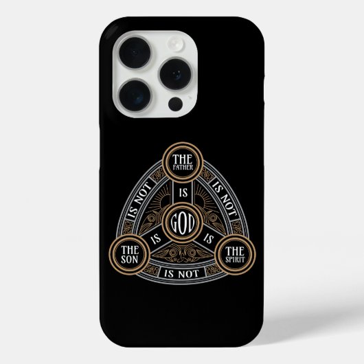 三位一体の父、息子、聖霊 Case-Mate iPhoneケース (裏面)