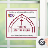 三位一体の窓にしがみつく ウィンドウサイン (ホーム)