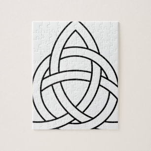 三位一体の結び目のケルト族のサクソンのバイキングのnorseの北欧人 ジグソーパズル