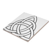 三位一体の結び目のケルト族のサクソンのバイキングのnorseの北欧人 タイル (側面)