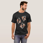 三位一体の錦鯉 Tシャツ (正面フル)