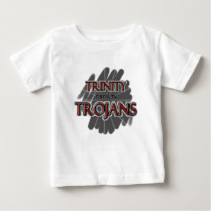 三位一体の高等学校のトロイ人- Euless、TX ベビーTシャツ