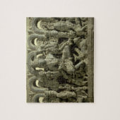 三位一体を描写するLintel: Siva、Brahmaおよび気力 ジグソーパズル (縦)