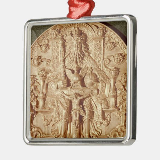 三位一体メダルは、オリジナルの版を作り直しました メタルオーナメント (左)