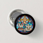 三位一体父と息子と聖霊の象徴 缶バッジ (正面&裏面)