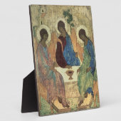 三位一体1420年代（パネルのテンペラ） フォトプラーク (側面)