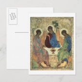三位一体1420年代（パネルのテンペラ） ポストカード (正面/裏面)
