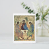 三位一体1420年代（パネルのテンペラ） ポストカード (スタンド正面)