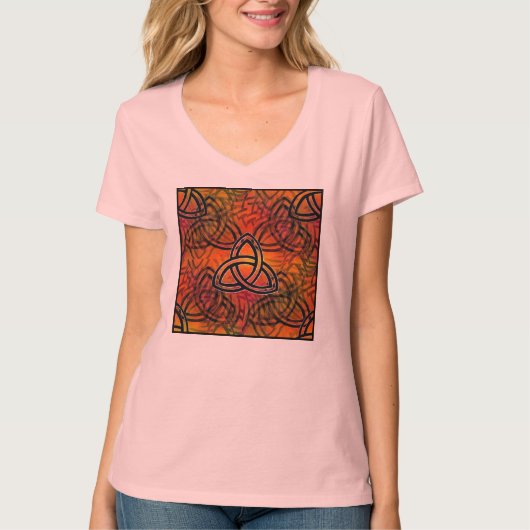 "三位一体"の女性のワイシャツはGlenn McCarthyによって設計しました Tシャツ (正面)