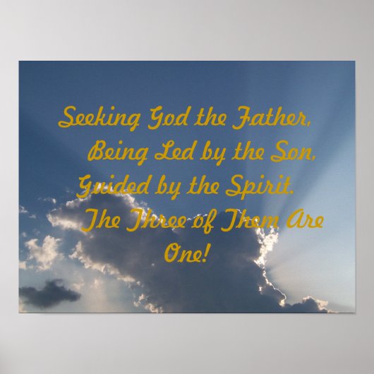三位一体 ポスター (正面)