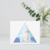 三位一体 – 父なる子と聖霊なる神 ポストカード (スタンド正面)