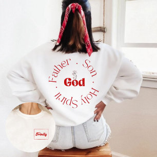 三位一体 Father Son Holy Spirit GOD Christian スウェットシャツ