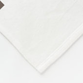 三写真テンプレート及びパーソナライズされた文字 フリースブランケット (角)