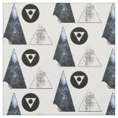 三力(景色版)の生地 ファブリック (見本)