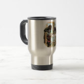 三匹のおとぎ話のコーヒーマグを運ぶ トラベルマグ (正面左)