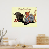 三匹の子猫 ポスター (キッチン)