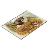 三匹の子豚と悪い狼、ヴィンテージ童話 ノートブック (左側)