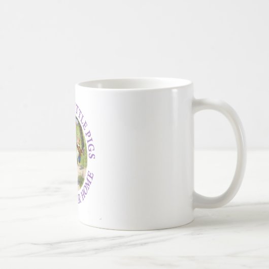 三匹の小さな離れ豚は コーヒーマグカップ (右)