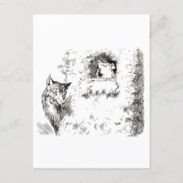 三匹の小豚『2番目の子ぶたはがき』 ポストカード