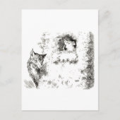 三匹の小豚『2番目の子ぶたはがき』 ポストカード (正面)