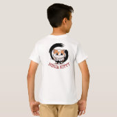 三匹の忍者子猫 Tシャツ (裏面フル)