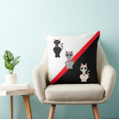 三匹の美しい猫 クッション (椅子)