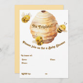 三匹の蜂の招待状 招待状 (正面/裏面)