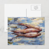 三匹の魚 ポストカード (正面/裏面)