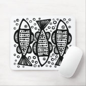 三匹の魚 マウスパッド (マウス)