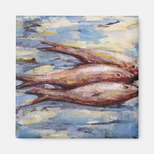 三匹の魚 マグネット (正面)