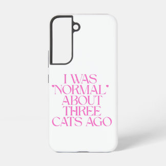 三匹飼うまでは普通の人だったのに、面白い猫好き男子 SAMSUNG GALAXY S22ケース