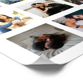 三十三写真テンプレートパーソナライズされた製カスタムコラージュ ポスター (角)