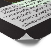 三十亜鉛（亜鉛）元素周期表 ポスター (角)