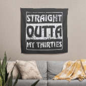 三十代からいきなり 40歳の面白い誕生日 タペストリー