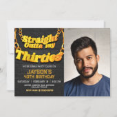 三十代から飛び出して!招待状 招待状 (正面)