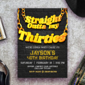 三十代から飛び出して!招待状 招待状