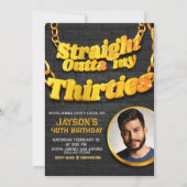 三十歳からの招待状 招待状 (正面)