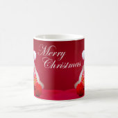 三叉の矛猫のクリスマスのコーヒー・マグ コーヒーマグカップ (中央)