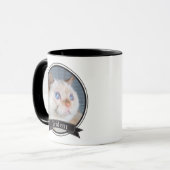 三叉の矛猫のコーヒー・マグ01 マグカップ (正面左)