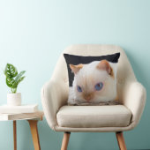 三叉の矛猫の装飾用クッション クッション (椅子)