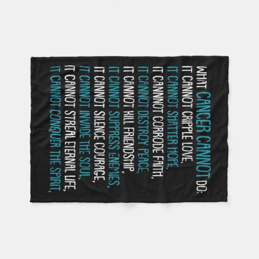 三叉神経痛が覚醒することができないもの フリースブランケット (正面(横))