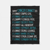 三叉神経痛が覚醒することができないもの フリースブランケット (正面)