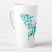 三叉神経痛バタフライ#4 カフェラテマグ (左アングル)