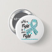 三叉神経痛彼女の戦いは我々の戦い 缶バッジ (正面&裏面)