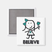 三叉神経痛認識度磁石 マグネット (正面/裏面)