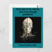 三叉神経痛認識度 ポストカード (正面/裏面)