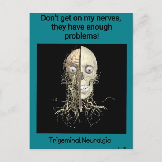 三叉神経痛認識度 ポストカード (正面)