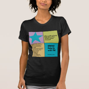 三叉神経痛・顔面痛障害 Tシャツ