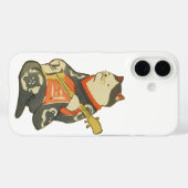 三味線を弾く猫,国芳猫の遊ギター，国芳，浮世絵 Case-Mate iPhoneケース (裏面 (横))